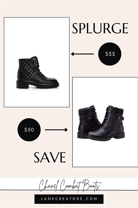 chanel sandals dupe|chanel combat boots dupe.